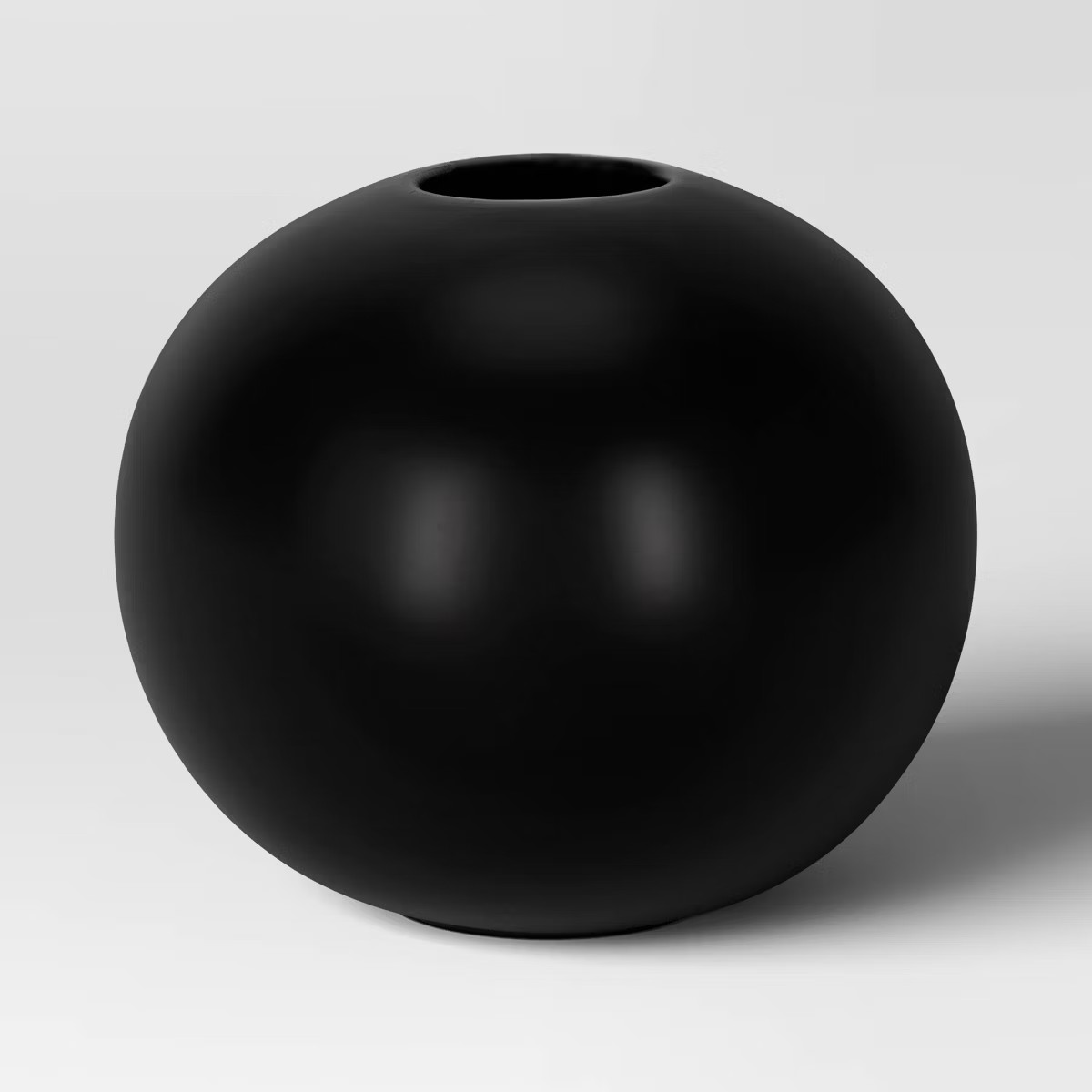 Ceramic Round Decorative Vase Black - Room Essentials™ | Target
