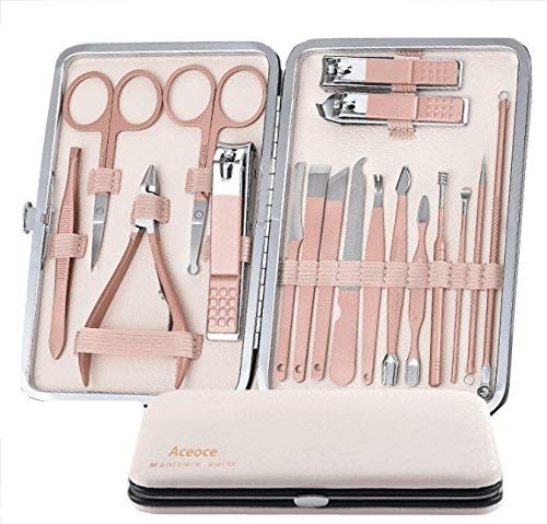 Manicure Pedicure Kit Manicure Set Women Professional Stainless Steel Pedicure Nail Clipper Tools... | Amazon (US)