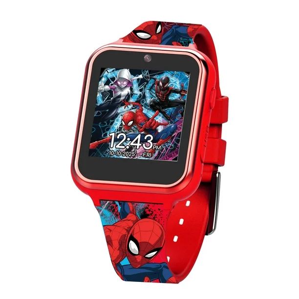 Marvel Spider-Man iTime Unisex Kids Interactive Smartwatch 40mm - SPD4740WM - Walmart.com | Walmart (US)