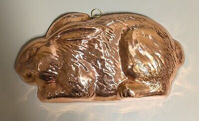 Vintage Rabbit Shape Jello / Pudding Mold 10" Copper Made In Korea | eBay US