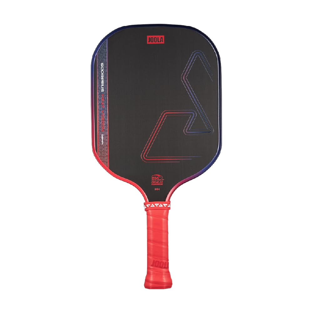 JOOLA SCORPEUS Heat Vision 16mm Pickleball Paddle - Standard Shape - Textured Carbon Fiber Surfac... | Amazon (US)