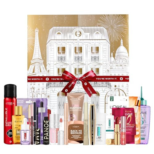 L'Oréal Paris 2025 24-Day Festive Beauty Advent Calendar Gift Set | Amazon (UK)