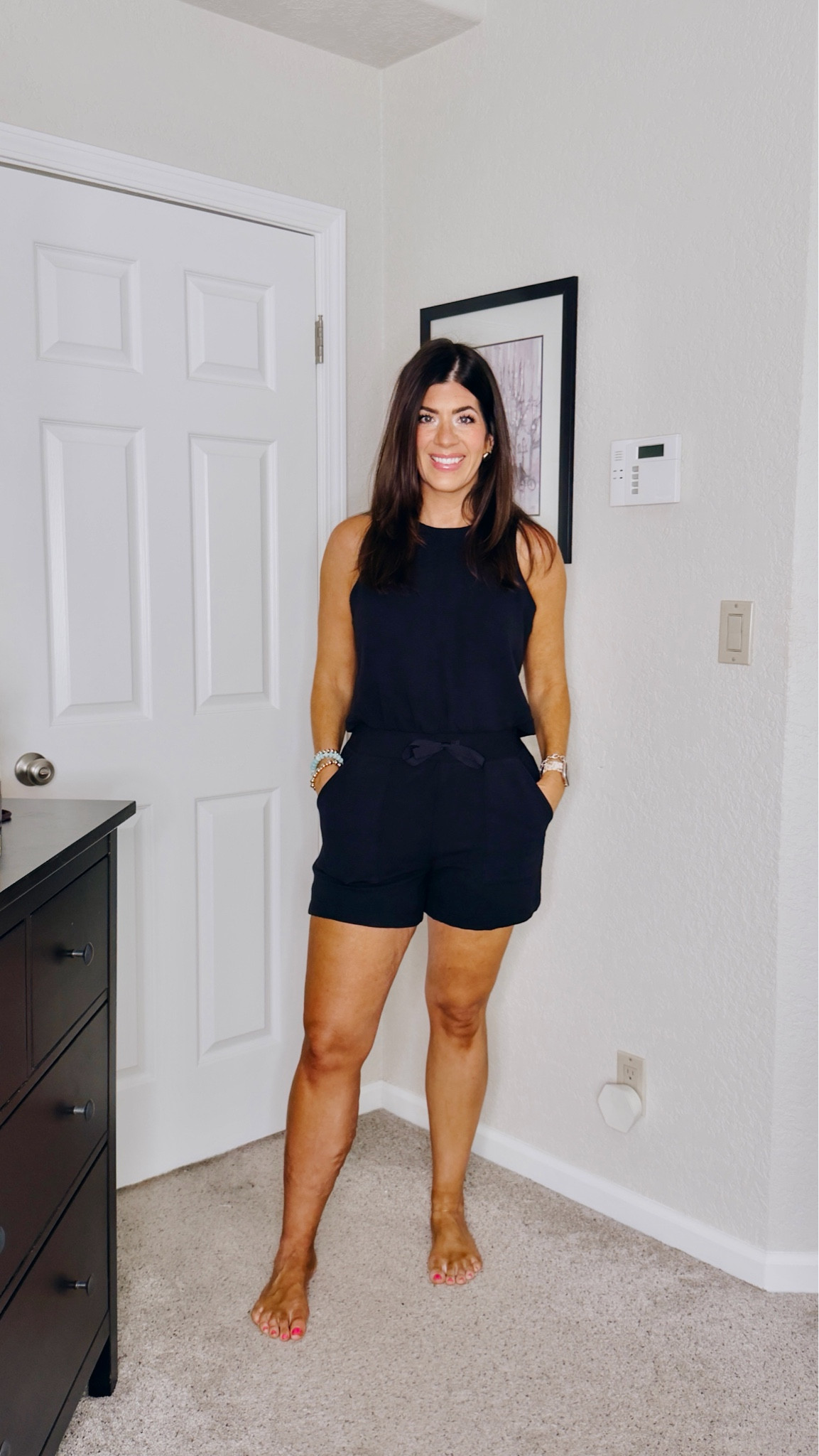 New in from Spanx- code MEGHANXSPANX 
In a medium ribbed romper-bathroom friendly!

#LTKMidsize #LTKOver40 #LTKSeasonal