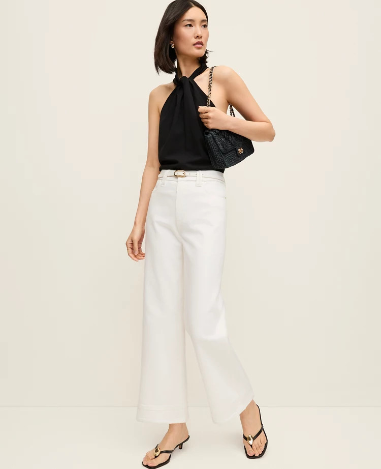 The Wide-Leg Crop Jean | Ann Taylor