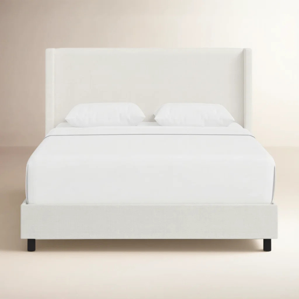 Hanson Upholstered Wingback Bed | Wayfair North America
