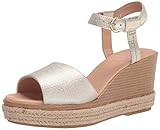 Sperry Women's Fairwater Plushwave Wedge Espadrille Sandal, Gold, 10 | Amazon (US)