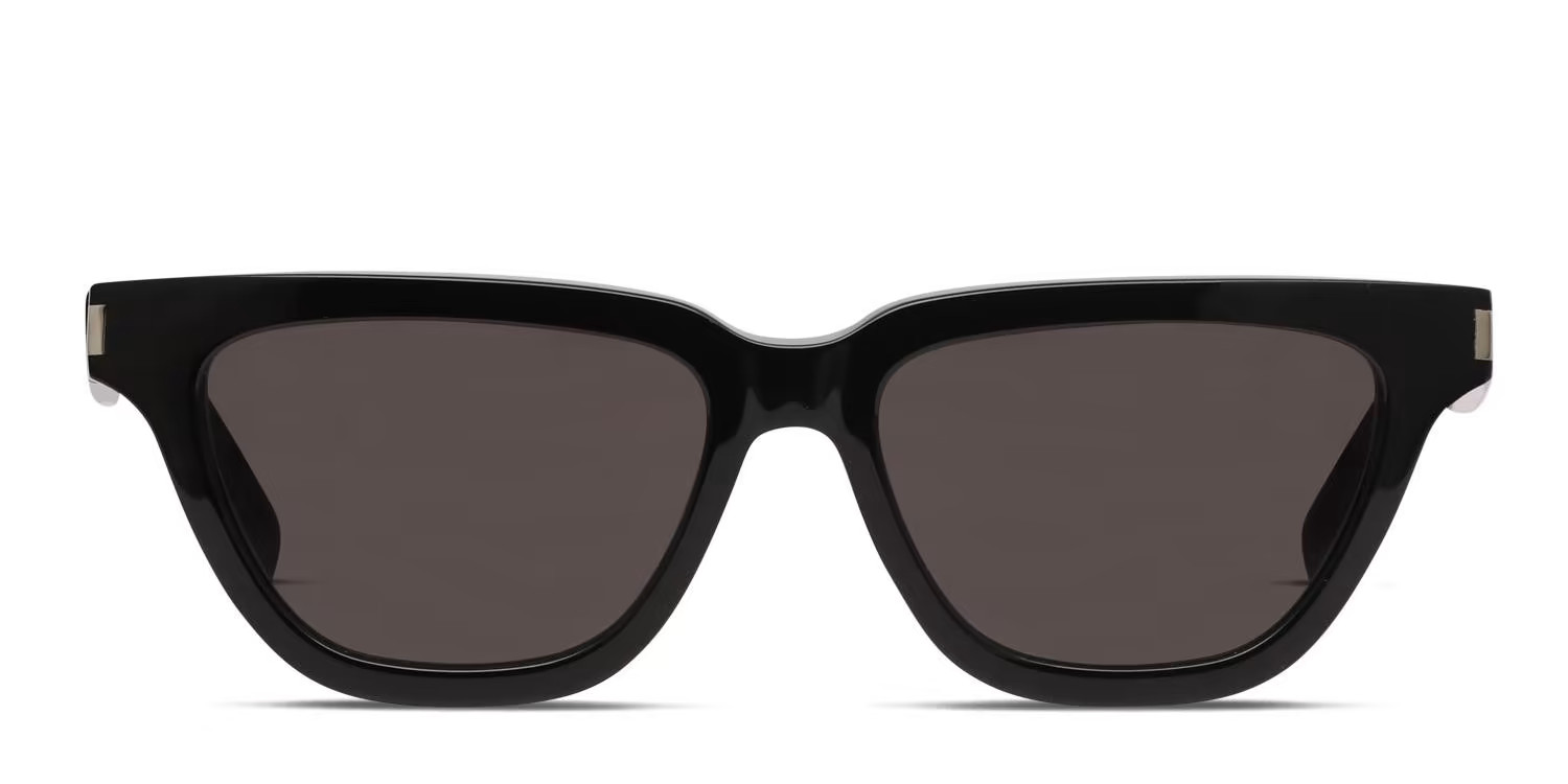 Saint Laurent SL 462 Sulpice Shiny Black Prescription Sunglasses | GlassesUSA