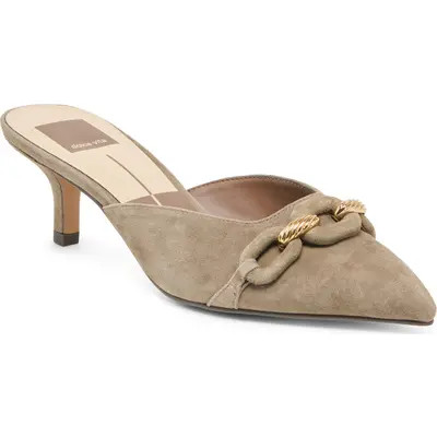 Dolce Vita Camla Mule in Onyx Suede at Nordstrom, Size 7.5 | Nordstrom