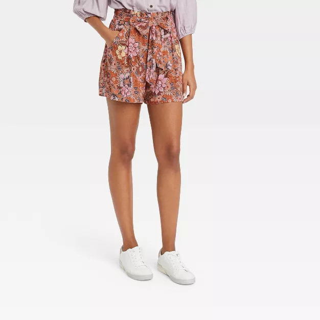 Women's Mid-Rise Paperbag Shorts - Knox Rose™ | Target