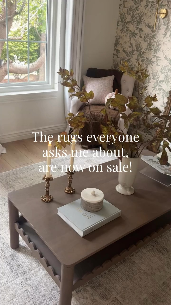 The rugs I get asked about all the time in my home, are now on sale! I’ve had all of these rugs for at least two years and would 100% recommend them to my followers! Follow along @ourmountainsidehome_1 and comment RUGS for the 🔗. Rugs, vintage inspired rug, living room, living room decor, cloudpile rugs, home sale, home #wayfair #wayfairelevate #wayfaircreator #ad #homedecor