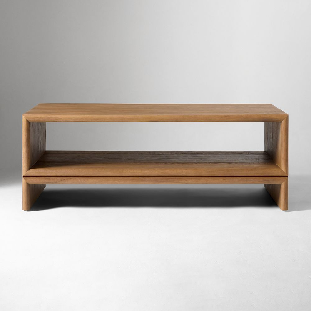 Miles Waterfall Coffee Table (44") | West Elm (US)