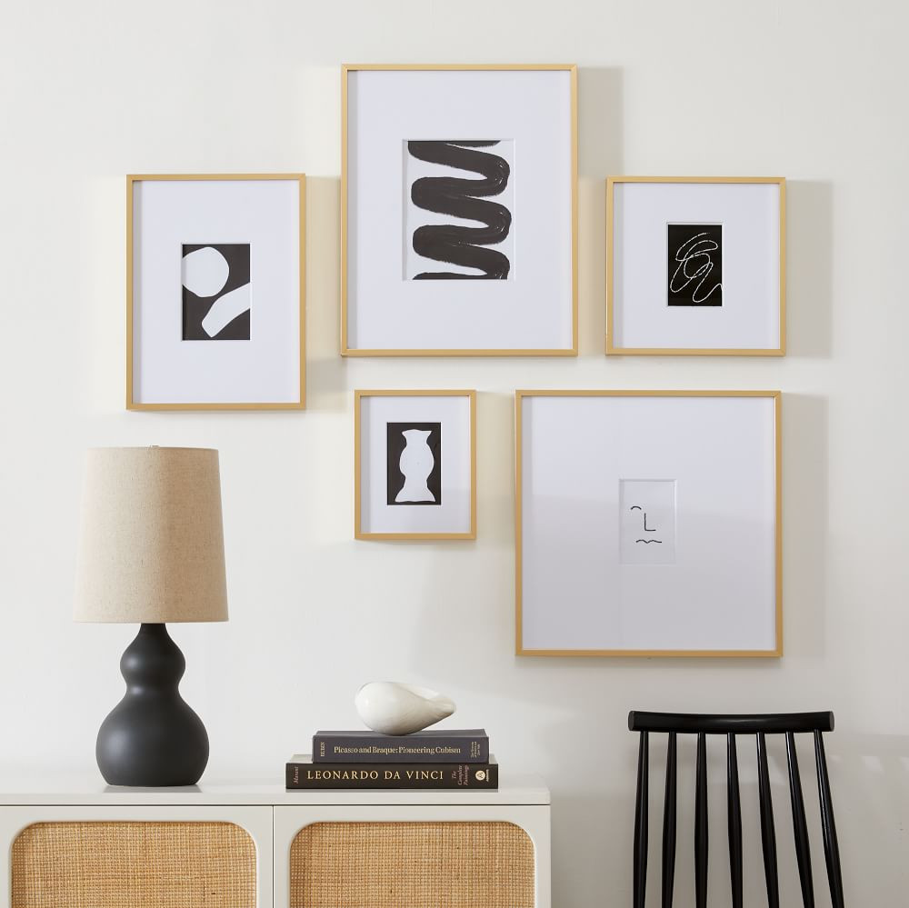 The Small-Space Organic Gallery Frames Set (Set of 5) | West Elm (US)
