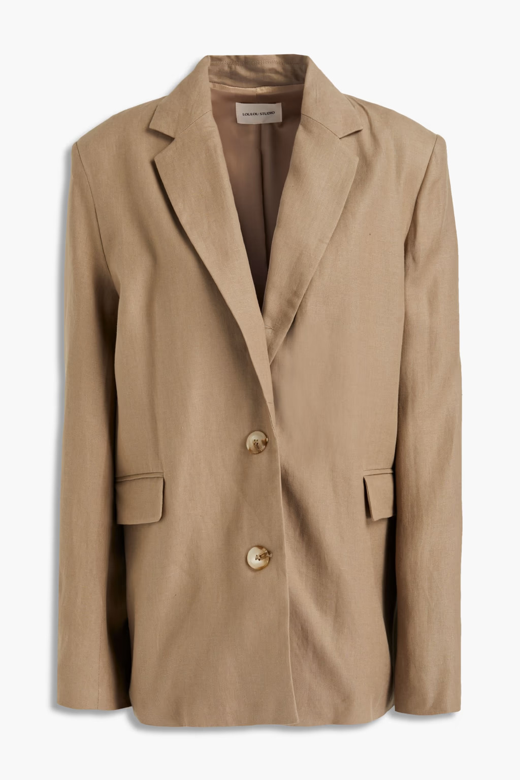 Bambo double-breasted linen blazer | The Outnet (UK and Europe)