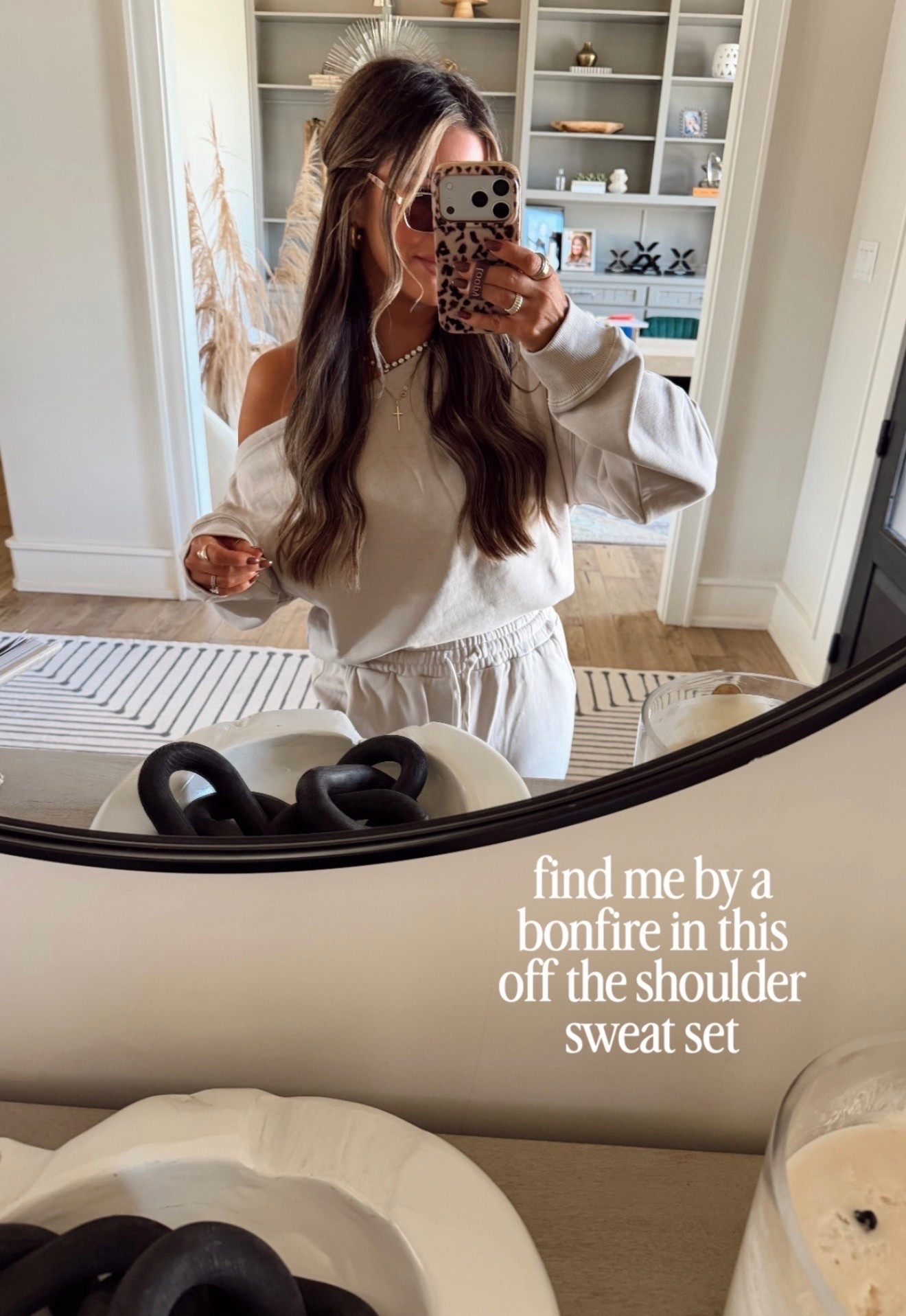 Off the shoulder sweatset use code: Cristina to save!!

#LTKSeasonal #LTKootd #LTKmomlife