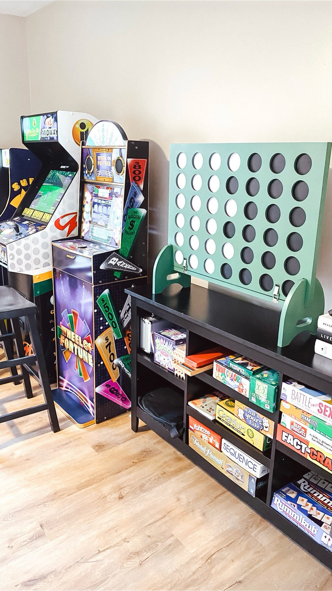 Game room must have with this large scale Connect 4 game.  Painted ours for that extra touch.

#LTKHome