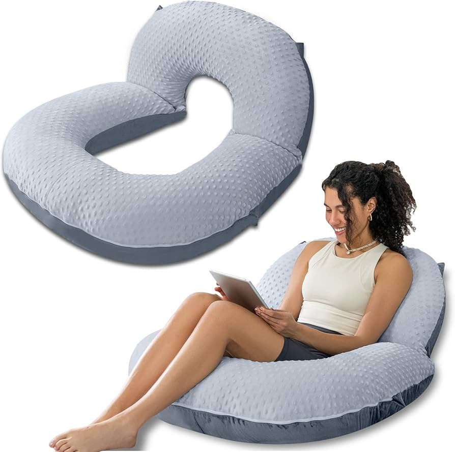 INSEN Reading Pillow, Back Pillow for Sitting in Bed for Reading, Nurse & Relax, Reading Pillow f... | Amazon (US)