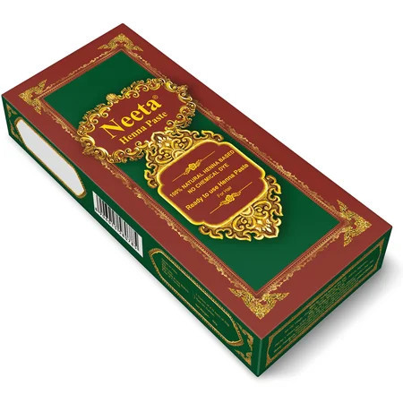 (2 pack) Neeta 4 Pack Ready to Use Henna Paste for Hair Reddish Brown Color Perfect Hair Coloring Paste 3.24 oz | Walmart (US)