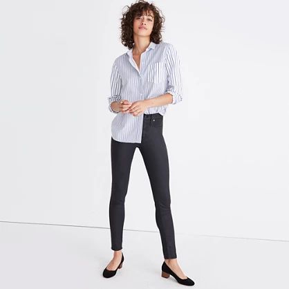 9" High-Rise Skinny Jeans: Coated Edition | Madewell