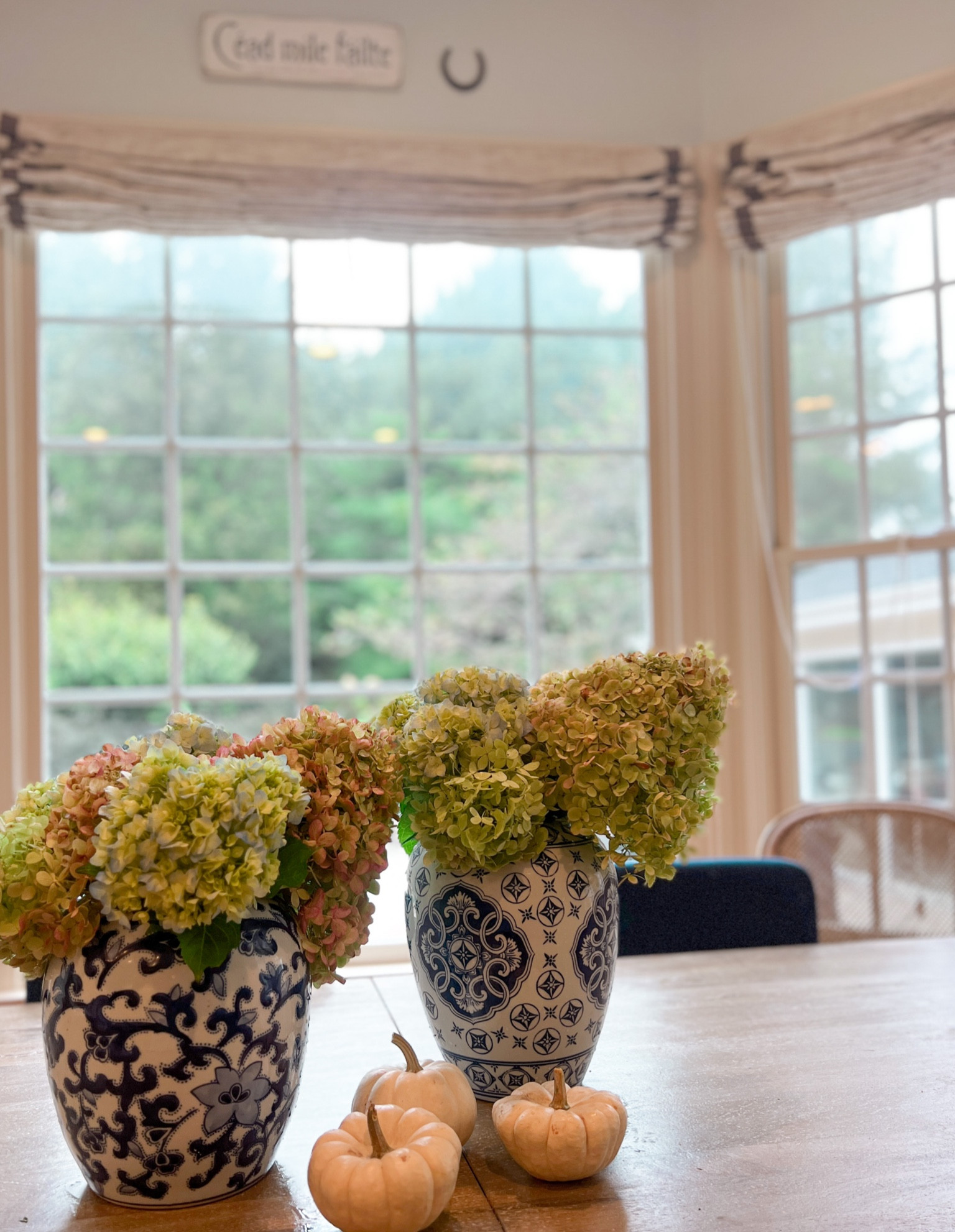 Blue ginger jar and flowers. Fall decor. Pretty vases. Table scape for the holidays. Easy table decor  

#LTKhome #LTKHoliday #LTKSeasonal