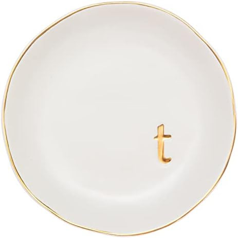 COLLECTIVE HOME - Ceramic Jewelry Tray, Decorative Trinket Dish for Rings Earrings Necklaces Brac... | Amazon (US)