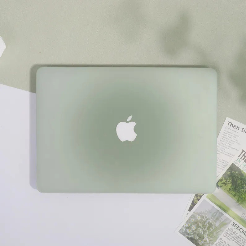 Soft Mint Gradient Green MacBook Air Case |hard Laptop Case for MacBook Air 11/13/15 Pro 13/14/15... | Etsy (Global)