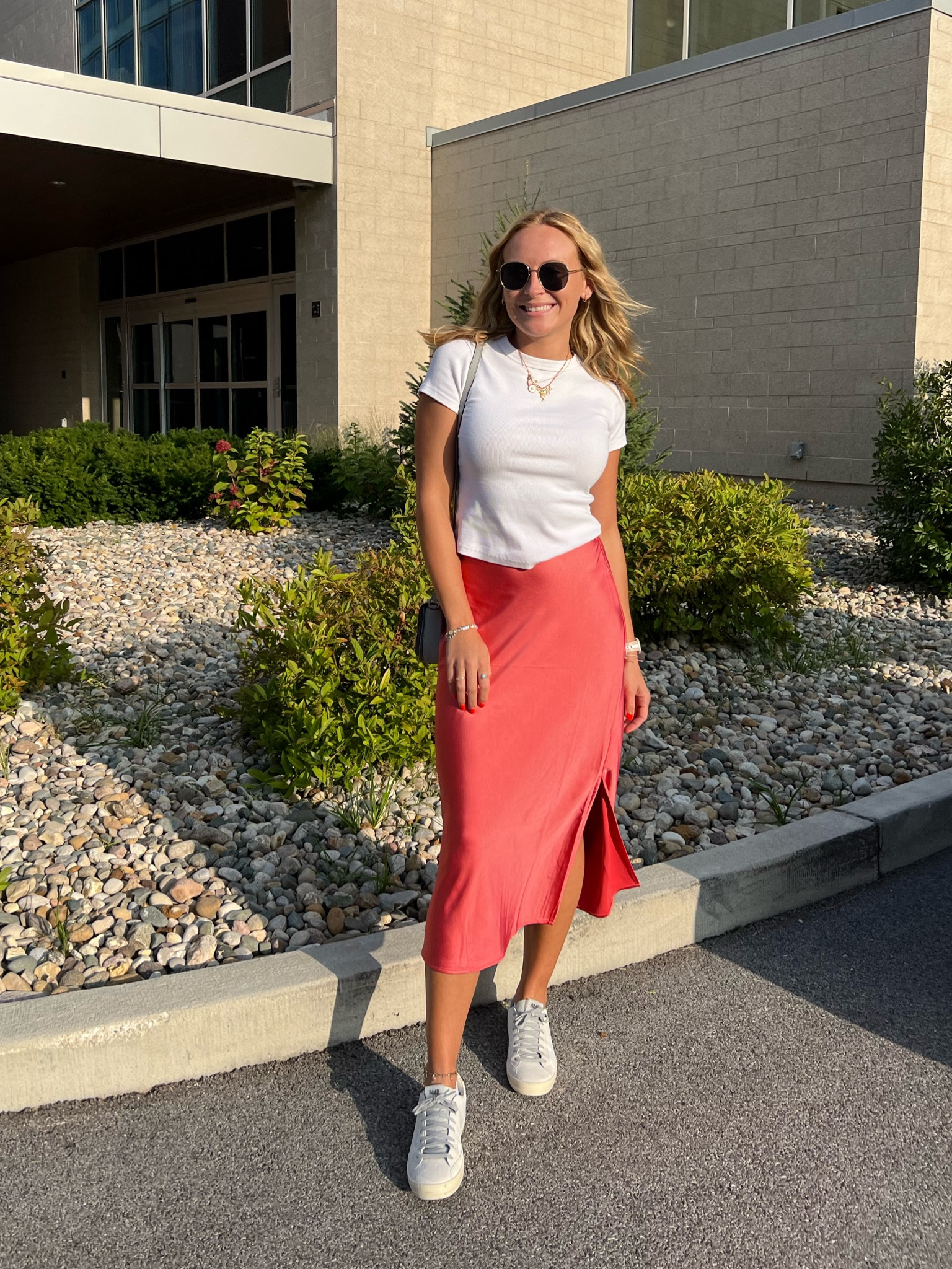 small in skirt & top, shoes run big! 