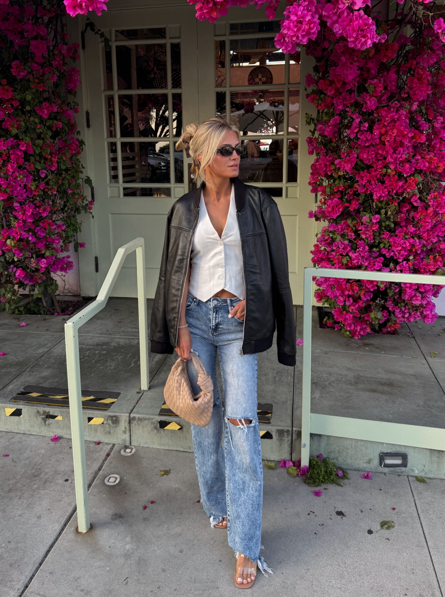 Night out fit ✨

xs in vest
large in jacket
size down in jeans!

#LTKStyleTip #LTKFindsUnder100 #LTKFindsUnder50