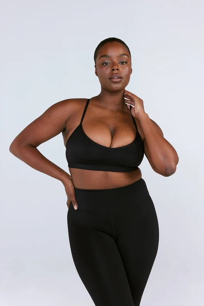 SKINLUXE LIFT SPORTS BRA - SHADOW BLACK | TALA (UK)