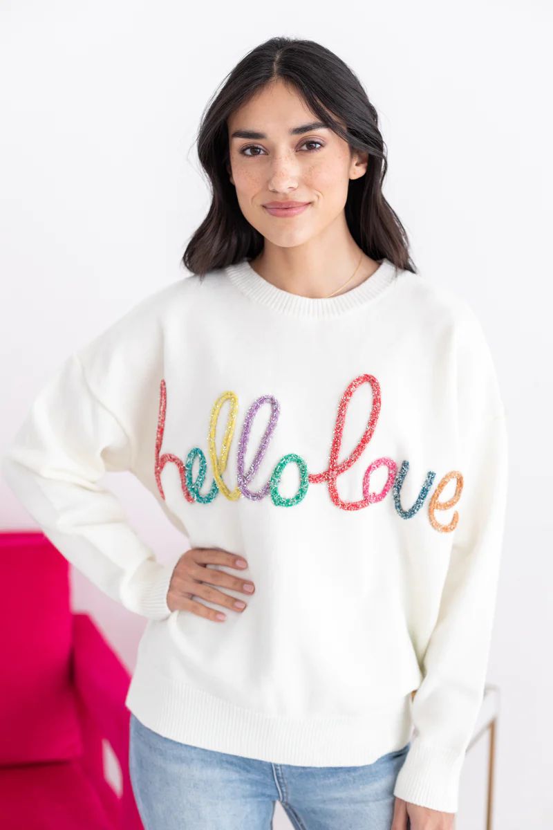 "Hello Love" Sweater | Avara