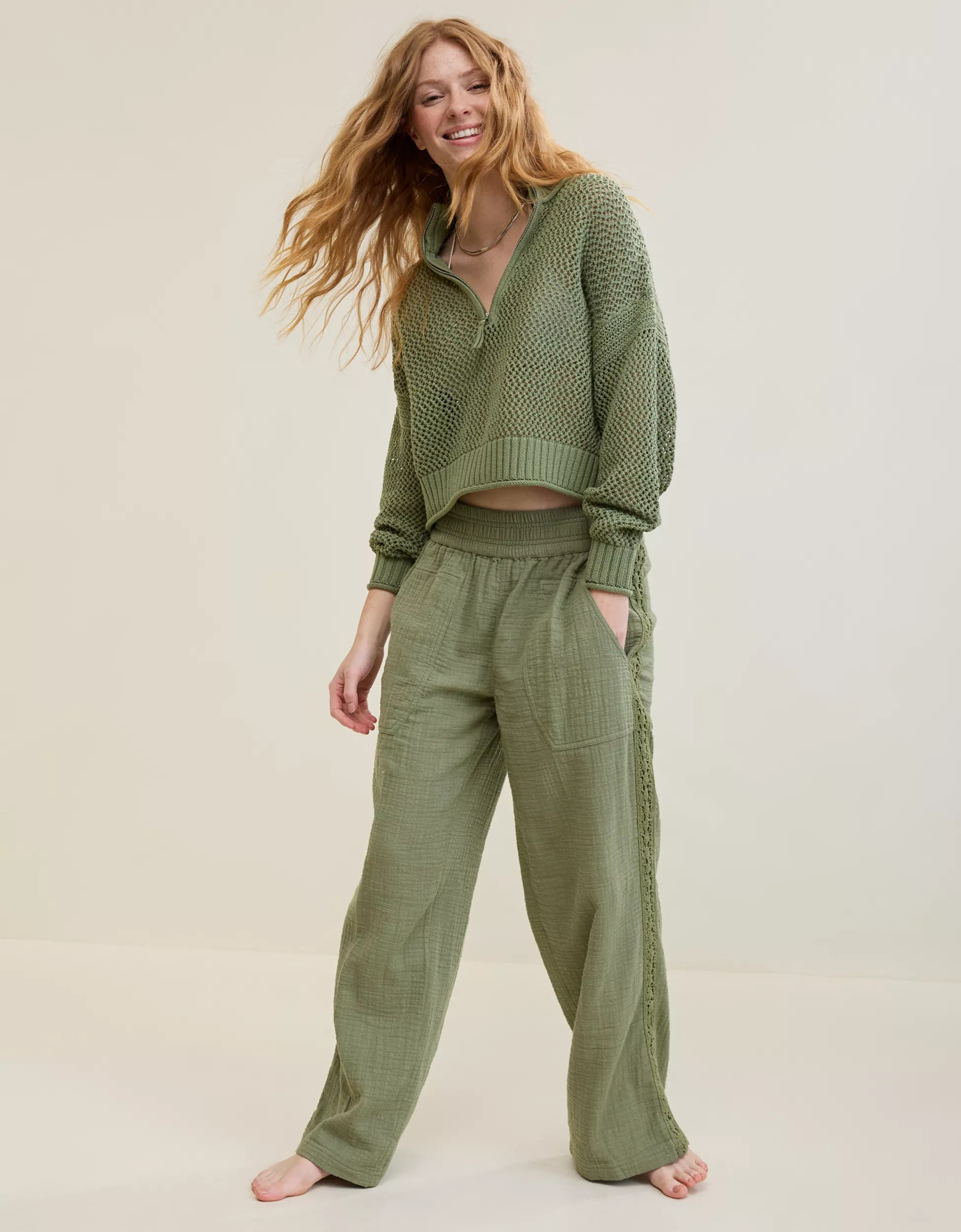 Aerie Summer Reset Trouser | Aerie