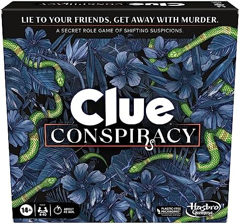 Hasbro Gaming Clue Conspiracy Board Game for Adults and Teens, Secret Role Strategy Games, Ages 1... | Amazon (US)