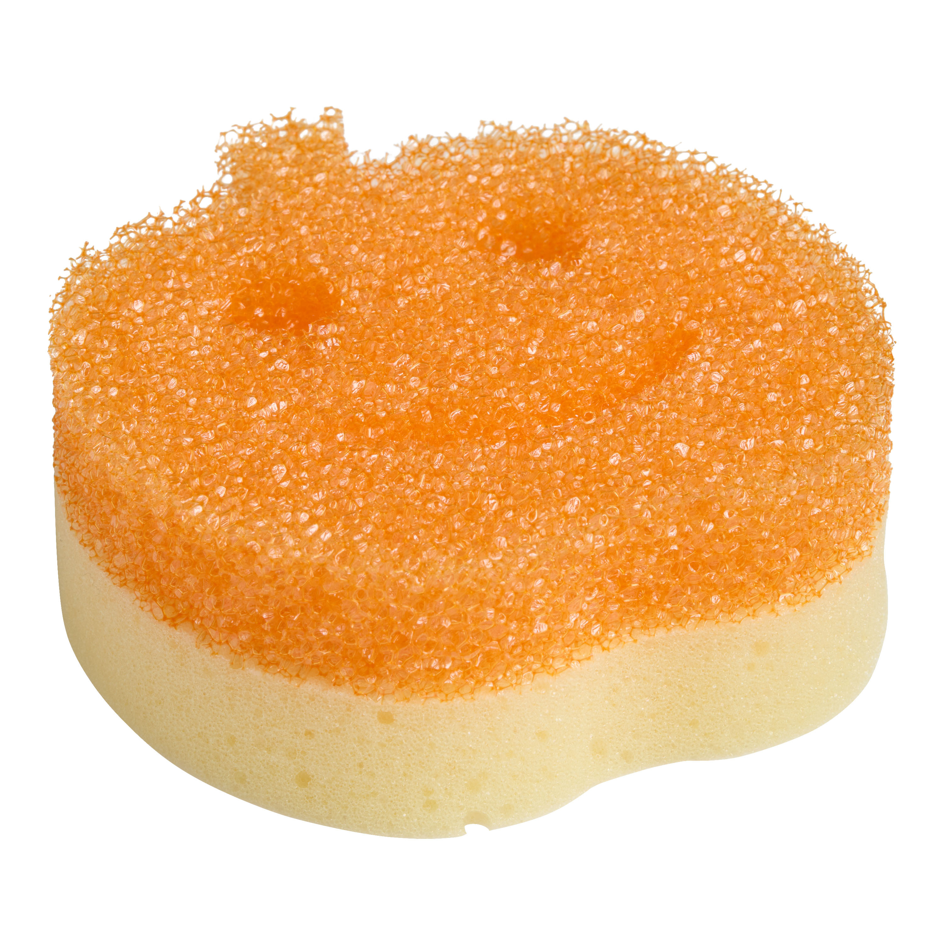 Scrub Mommy Orange Dual Sided Pumpkin Shaped Scrubber Sponge | World Market