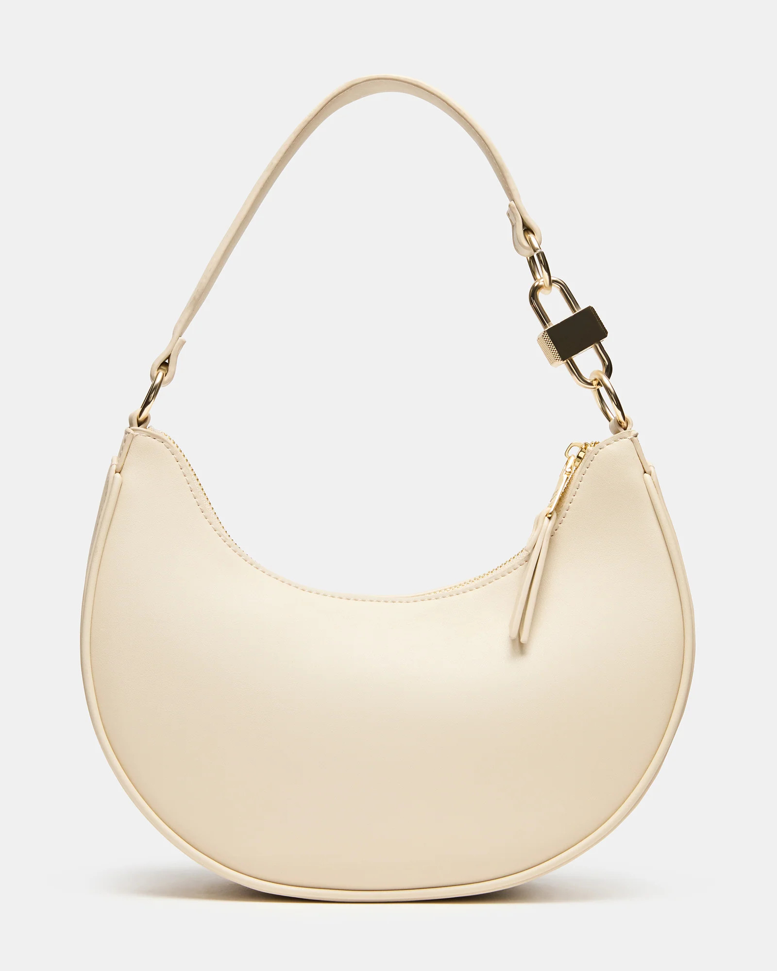 LOHAN Bag Sand Structured Hobo Shoulder Handbag | Steve Madden (US)