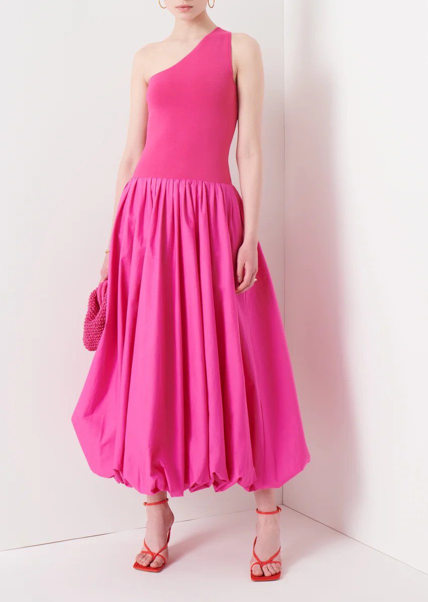 Dune Balloon Dress - Magenta | Derek Lam