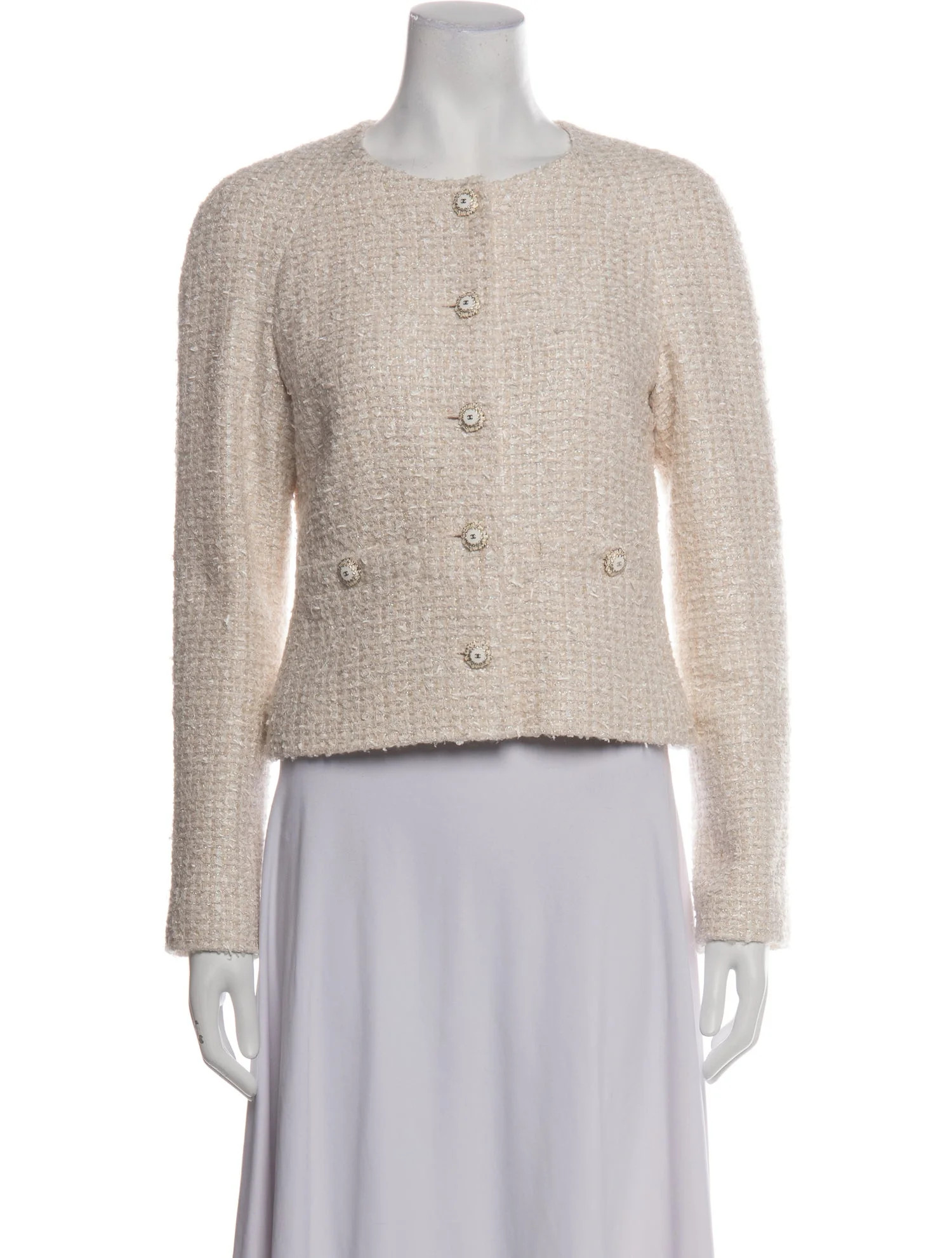 2025 Tweed Pattern Jacket w/ Tags | The RealReal
