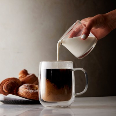 Double-Wall Glass Coffee Mugs | Williams-Sonoma