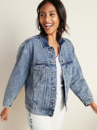 Boyfriend Jean Jacket for Women | Old Navy (US)