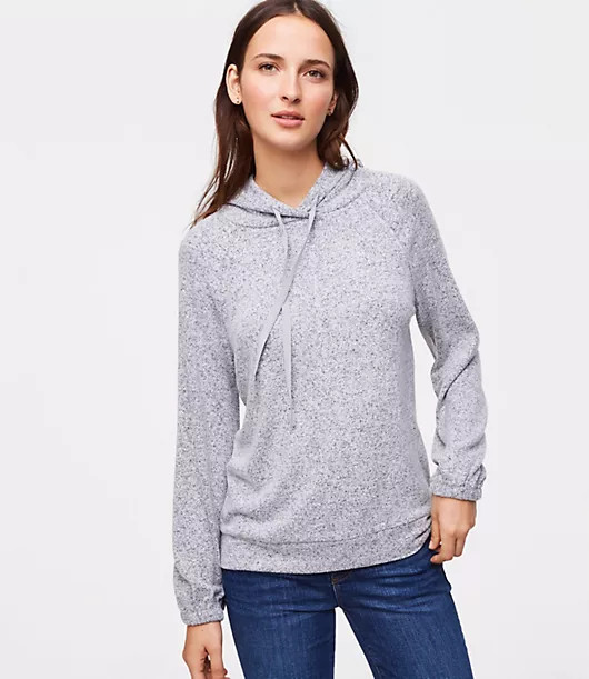 LOFT Knit Hoodie | LOFT