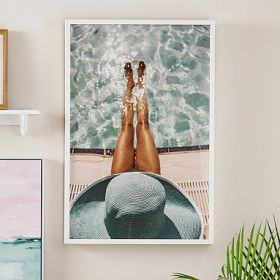 Poolside Sunhat Wall Art | Pottery Barn Teen