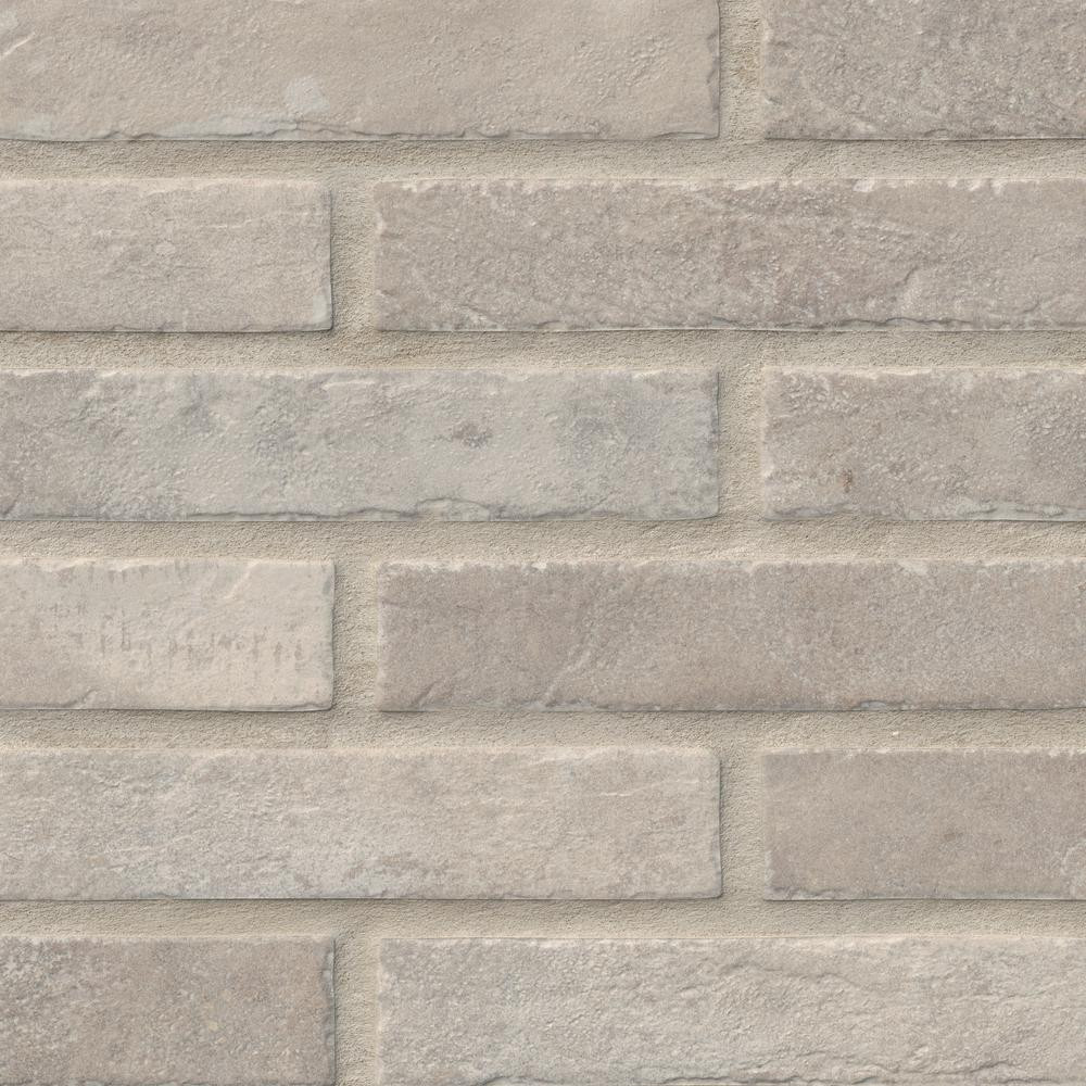 MSI Capella Ivory Brick 2-1/3 in. x 10 in. Matte Porcelain Floor and Wall Tile (5.17 sq. ft. /Cas... | The Home Depot