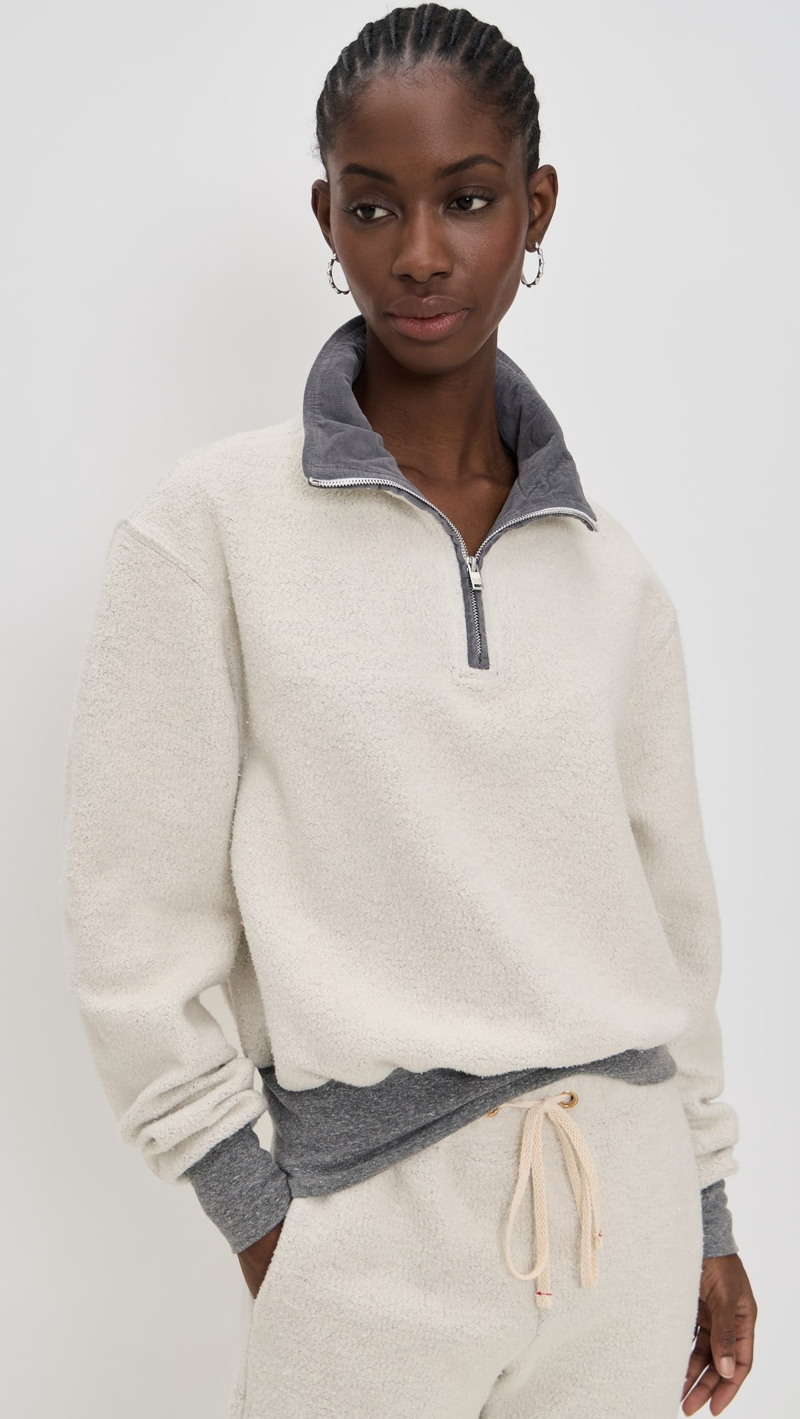 Bailey Banded Crop Half Zip Pullover | Shopbop