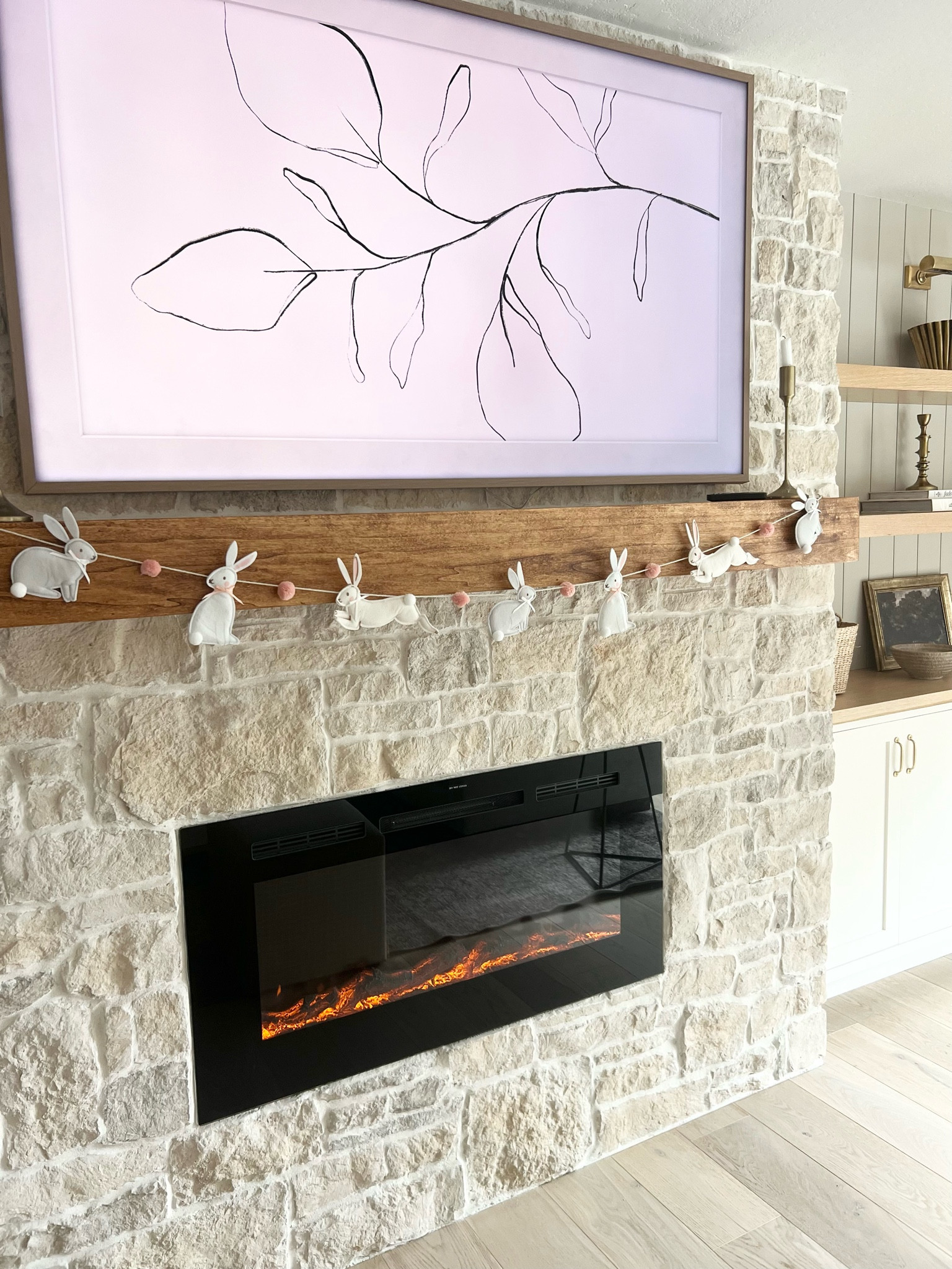 The cutest neutral bunny garland ever!!

#LTKSeasonal