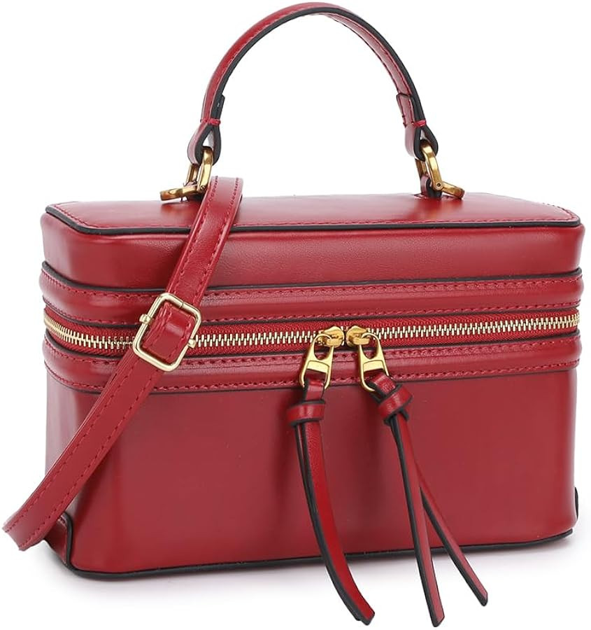 Classic Satchel Crossbody Purse for Women Chic Mini Box Purse, Women Crossbody Shoulder Bag | Amazon (US)