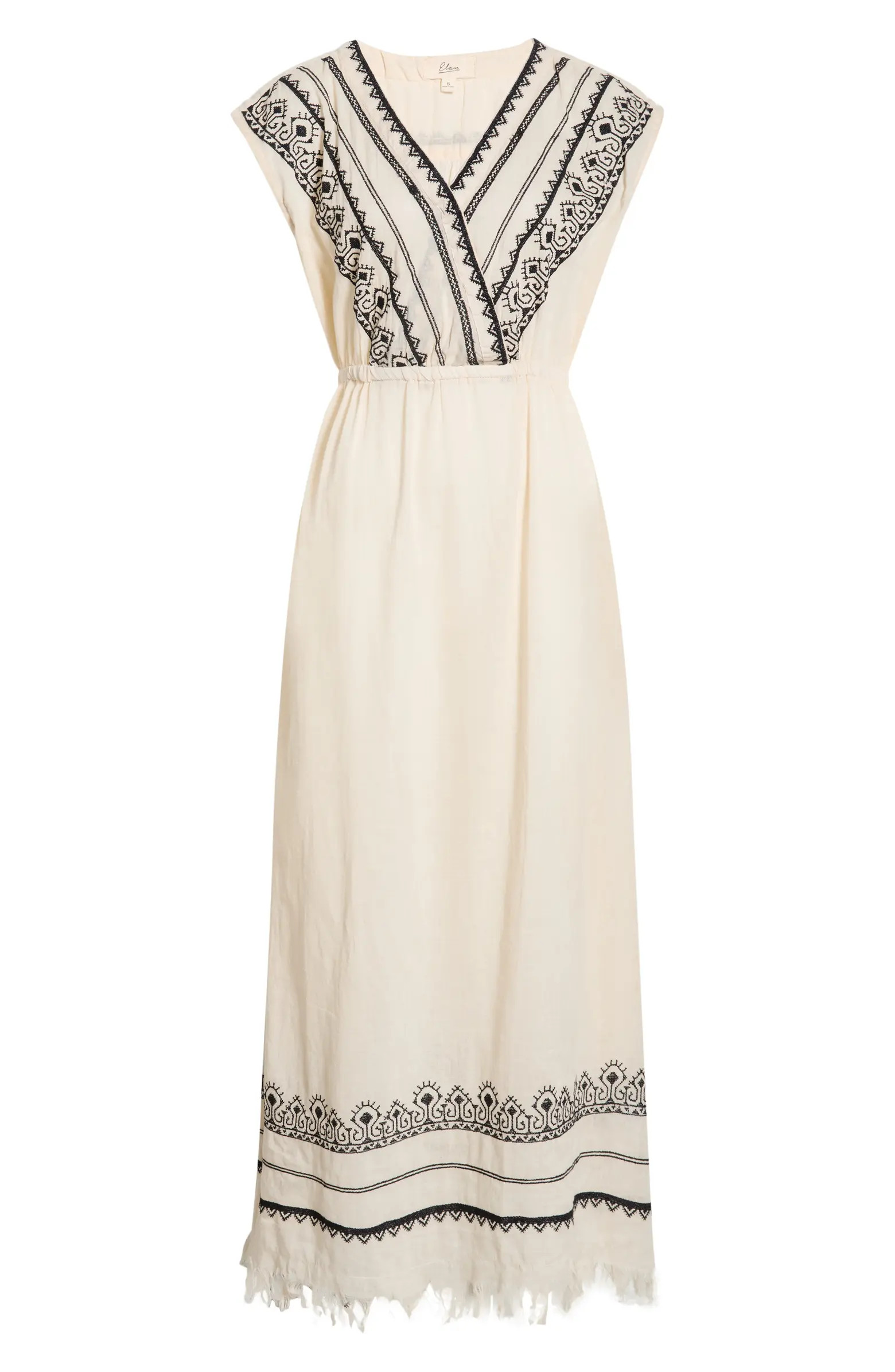 Embroidered Cover-Up Maxi Dress | Nordstrom