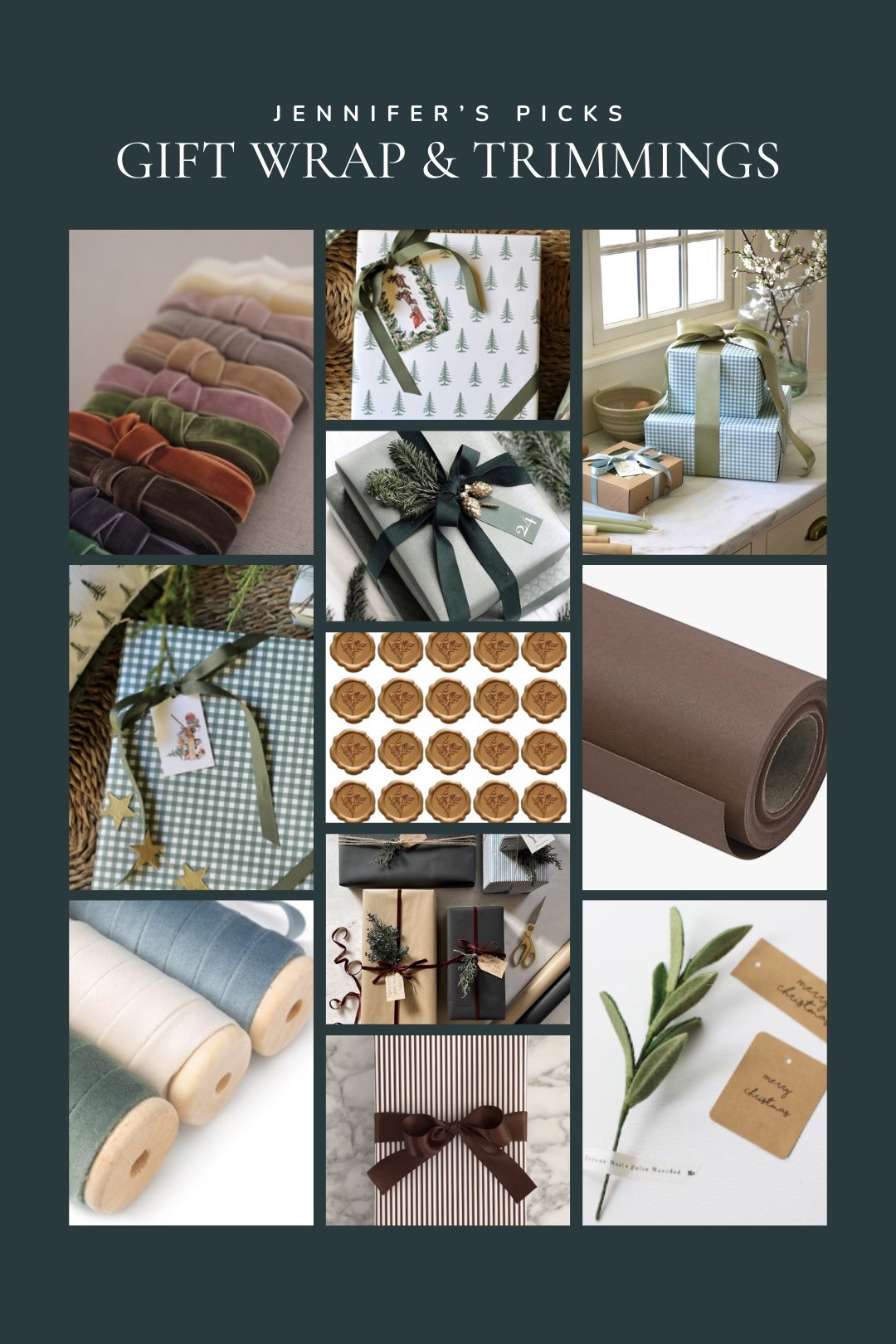 Jennifer's Picks: Gift Wrap & Trimmings ✨ 

 #LTKGiftGuide #LTKHoliday #LTKFamily