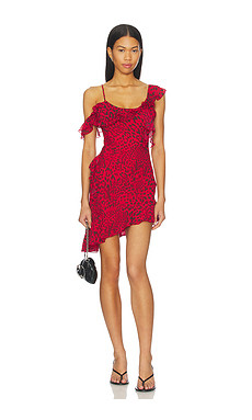 I.AM.GIA Julietta Mini Dress in Red Leopard from Revolve.com | Revolve Clothing (Global)