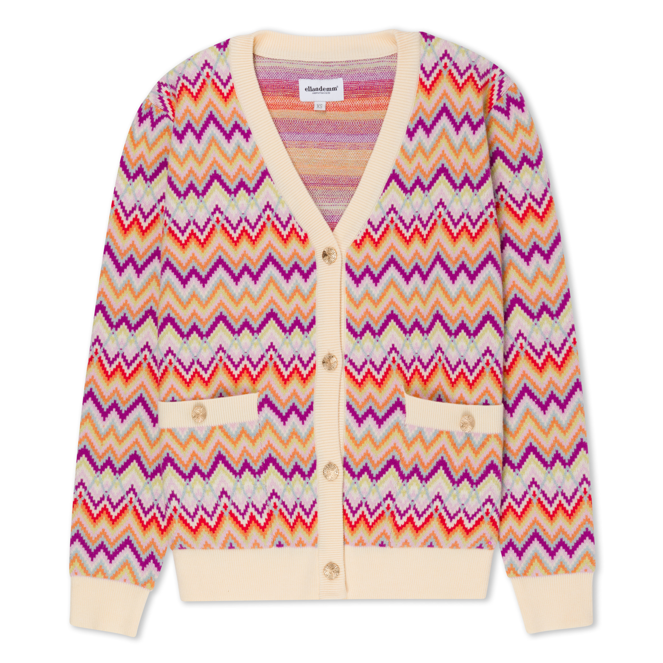 EE Zig Zig Cardigan | EllandEmm