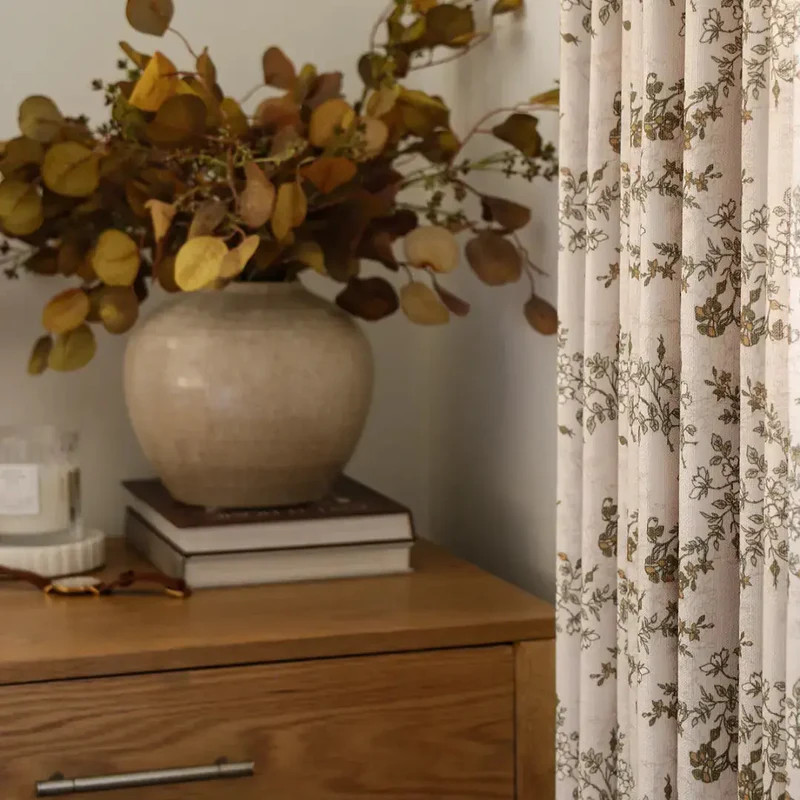 Sara Le Print Linen Drapery Pleated | TWOPAGES