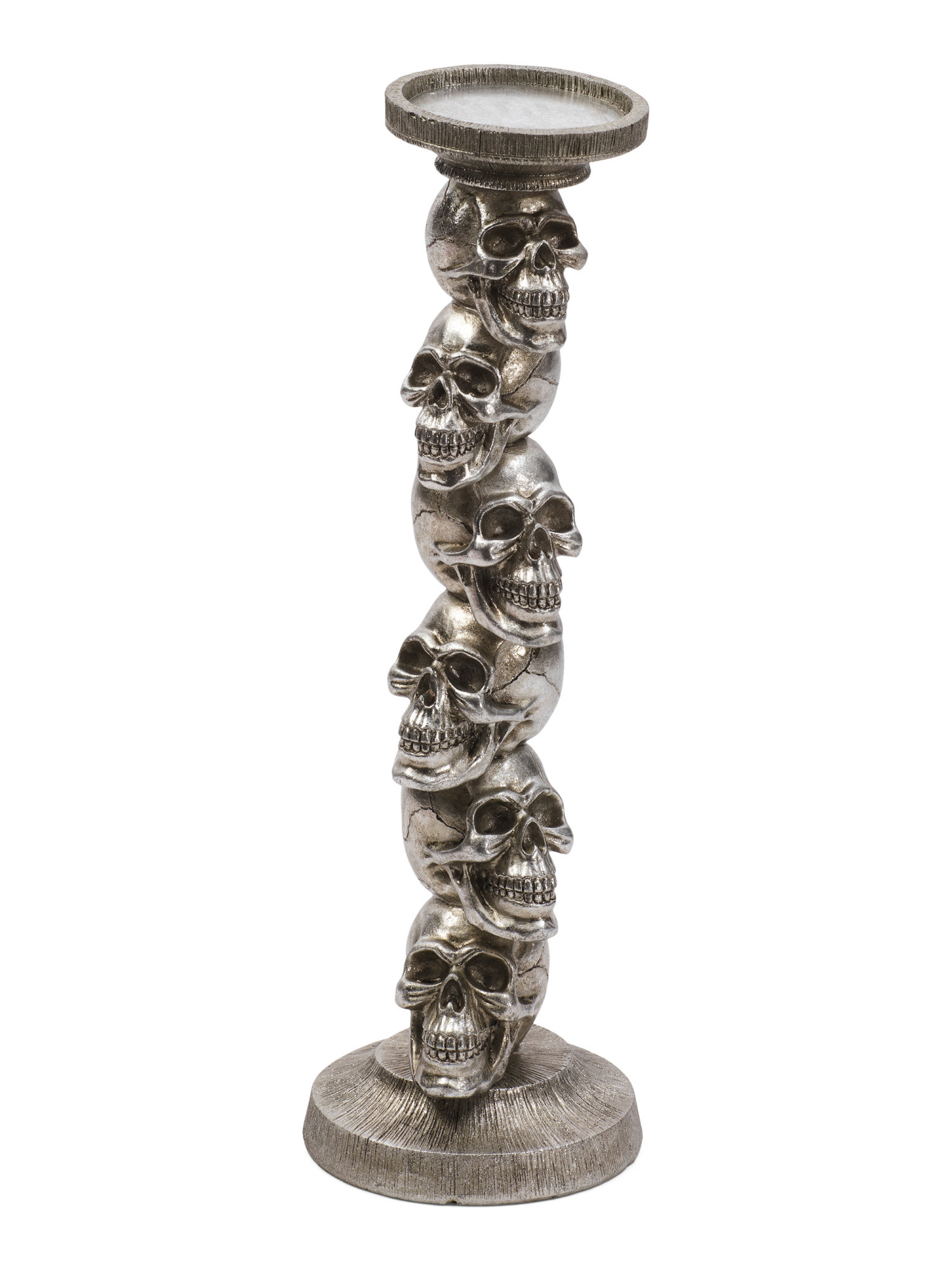 16in Stacked Skull Candle Holder | Halloween | Marshalls | Marshalls