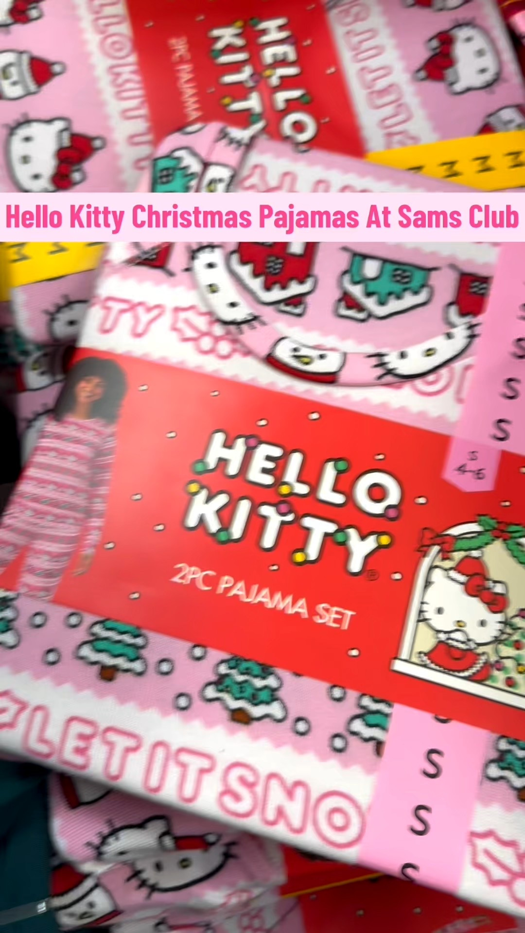 Hello Kitty Christmas Pajamas.
Bought large for reference. 

#christmaspajamas#pajamas 

#LTKMidsize #LTKHoliday #LTKSeasonal
